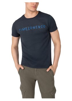 Timezone Koszulka w kolorze granatowym ze sklepu Limango Polska w kategorii T-shirty męskie - zdjęcie 171463514