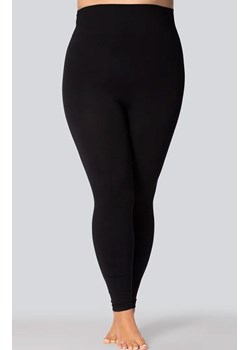 Czarne legginsy damskiez efektem push-up plus size Smoothwear, Kolor czarny (onyx), Rozmiar 6/7, Mona Queen Size ze sklepu Intymna w kategorii Spodnie damskie - zdjęcie 171474823