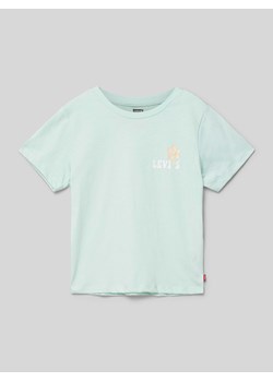 T-shirt z nadrukiem z logo model ‘OCEAN’ ze sklepu Peek&Cloppenburg  w kategorii Bluzki dziewczęce - zdjęcie 171475140