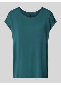 T-shirt w jednolitym kolorze model ‘AVA’ ze sklepu Peek&Cloppenburg  w kategorii Bluzki damskie - zdjęcie 171475220