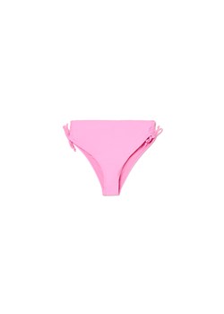 Cropp - Różowy dół od bikini z wiązaniami - różowy ze sklepu Cropp w kategorii Stroje kąpielowe - zdjęcie 171475811