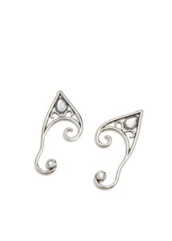 Cropp - Kolczyki w kształcie kocich uszu - srebrny ze sklepu Cropp w kategorii Kolczyki - zdjęcie 171475820