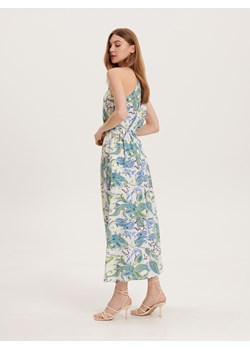 Reserved - Sukienka maxi z wiskozy - niebieski ze sklepu Reserved w kategorii Sukienki - zdjęcie 171476041