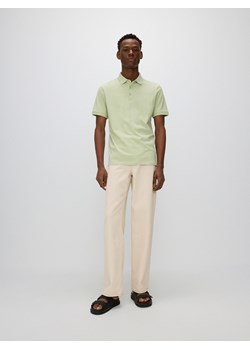 Reserved - Koszulka polo regular - zielony ze sklepu Reserved w kategorii T-shirty męskie - zdjęcie 171476181