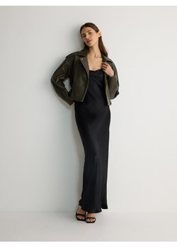 Reserved - Sukienka maxi z wiskozy - czarny ze sklepu Reserved w kategorii Sukienki - zdjęcie 171476370