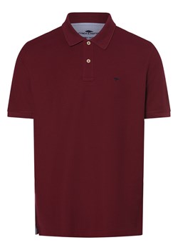Fynch-Hatton Męska koszulka polo Mężczyźni Bawełna malinowy jednolity ze sklepu vangraaf w kategorii T-shirty męskie - zdjęcie 171476471