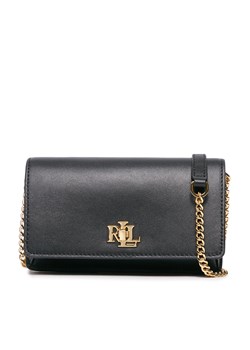 Torebka Lauren Ralph Lauren 432915377001 Black ze sklepu eobuwie.pl w kategorii Portfele damskie - zdjęcie 171477453