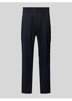 Spodnie z efektem melanżu model ‘Chasy’ ze sklepu Peek&Cloppenburg  w kategorii Spodnie męskie - zdjęcie 171478573