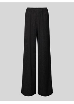 Spodnie o rozkloszowanym kroju z elastycznym pasem ze sklepu Peek&Cloppenburg  w kategorii Spodnie damskie - zdjęcie 171478643