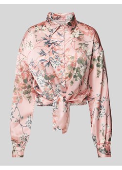 Bluzka z wiązanym detalem model ‘BOWED JUN’ ze sklepu Peek&Cloppenburg  w kategorii Koszule damskie - zdjęcie 171478821