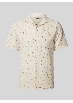 Koszula casualowa o kroju slim fit ze wzorem na całej powierzchni model ‘Anton’ ze sklepu Peek&Cloppenburg  w kategorii Koszule męskie - zdjęcie 171478922