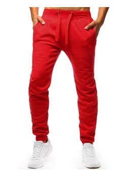 Spodnie męskie dresowe czerwone Dstreet UX2711 ze sklepu DSTREET.PL w kategorii Spodnie męskie - zdjęcie 171480754