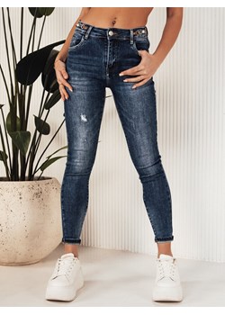 Spodnie damskie jeansowe BUSOT niebieskie Dstreet UY1907 ze sklepu DSTREET.PL w kategorii Jeansy damskie - zdjęcie 171480843