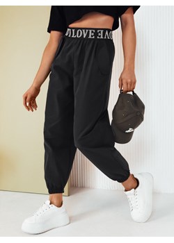 Spodnie damskie SORLIN czarne Dstreet UY2016 ze sklepu DSTREET.PL w kategorii Spodnie damskie - zdjęcie 171480863