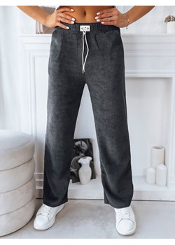 Spodnie damskie SHERRY szare Dstreet UY1768 ze sklepu DSTREET.PL w kategorii Spodnie damskie - zdjęcie 171481284