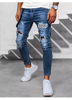 Spodnie męskie jeansowe niebieskie Dstreet UX3933 ze sklepu DSTREET.PL w kategorii Jeansy męskie - zdjęcie 171481531