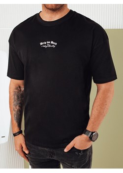 Koszulka męska z nadrukiem czarna Dstreet RX5435 ze sklepu DSTREET.PL w kategorii T-shirty męskie - zdjęcie 171481670