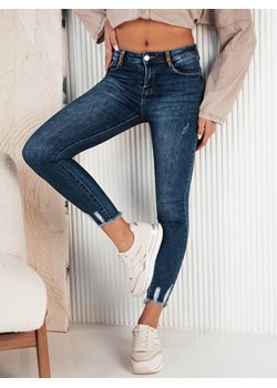 Spodnie damskie jeansowe NULES niebieskie Dstreet UY1908 ze sklepu DSTREET.PL w kategorii Jeansy damskie - zdjęcie 171481761