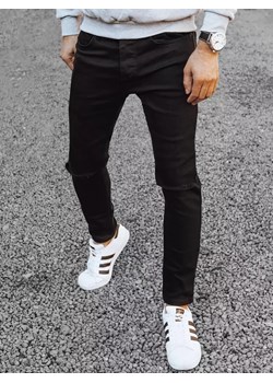 Spodnie męskie czarne Dstreet UX3852 ze sklepu DSTREET.PL w kategorii Spodnie męskie - zdjęcie 171481910