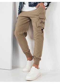 Spodnie męskie bojówki beżowe Dstreet UX4163 ze sklepu DSTREET.PL w kategorii Spodnie męskie - zdjęcie 171482042