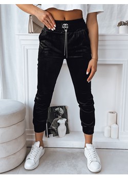 Spodnie damskie AVENUE czarne Dstreet UY1761 ze sklepu DSTREET.PL w kategorii Spodnie damskie - zdjęcie 171482144
