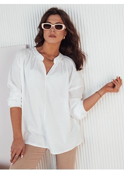 Koszula damska NEBREDA biała Dstreet DY0389 ze sklepu DSTREET.PL w kategorii Bluzki damskie - zdjęcie 171482234