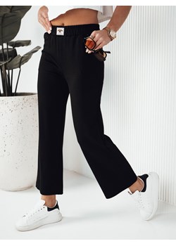 Spodnie damskie dresowe AXEL czarne Dstreet UY1802 ze sklepu DSTREET.PL w kategorii Spodnie damskie - zdjęcie 171482793