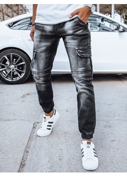 Spodnie męskie jeansowe joggery czarne Dstreet UX4040 ze sklepu DSTREET.PL w kategorii Spodnie męskie - zdjęcie 171482871