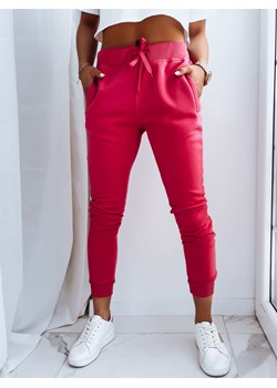 Spodnie damskie dresowe FITS różowe Dstreet UY0208z ze sklepu DSTREET.PL w kategorii Spodnie damskie - zdjęcie 171482924
