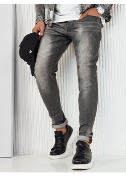 Spodnie męskie jeansowe jasnoszare Dstreet UX4228 ze sklepu DSTREET.PL w kategorii Jeansy męskie - zdjęcie 171482981