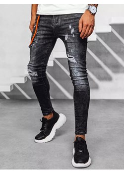 Spodnie męskie jeansowe czarne Dstreet UX3935 ze sklepu DSTREET.PL w kategorii Jeansy męskie - zdjęcie 171483393