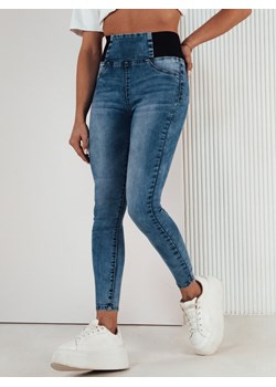 Spodnie damskie jeansowe LEITZA niebieskie Dstreet UY1920 ze sklepu DSTREET.PL w kategorii Jeansy damskie - zdjęcie 171483754