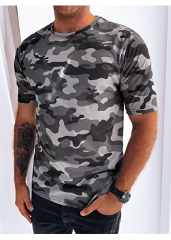 Koszulka męska camouflage antracytowa Dstreet RX5249 ze sklepu DSTREET.PL w kategorii T-shirty męskie - zdjęcie 171483890