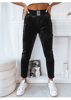 Spodnie damskie dresowe BRENDA czarne Dstreet UY1753 ze sklepu DSTREET.PL w kategorii Spodnie damskie - zdjęcie 171483913