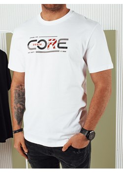 Koszulka męska z nadrukiem biała Dstreet RX5418 ze sklepu DSTREET.PL w kategorii T-shirty męskie - zdjęcie 171484322