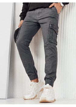 Spodnie męskie bojówki szare Dstreet UX4183 ze sklepu DSTREET.PL w kategorii Spodnie męskie - zdjęcie 171484410