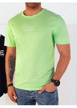 Koszulka męska z nadrukiem zielona Dstreet RX5472 ze sklepu DSTREET.PL w kategorii T-shirty męskie - zdjęcie 171484420