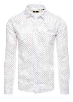 Koszula męska biała Dstreet DX2456 ze sklepu DSTREET.PL w kategorii Koszule męskie - zdjęcie 171484560