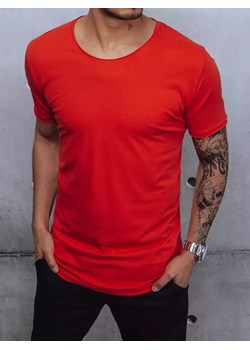 T-shirt męski czerwony Dstreet RX4612z ze sklepu DSTREET.PL w kategorii T-shirty męskie - zdjęcie 171484630
