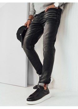 Spodnie męskie jeansowe czarne Dstreet UX4248 ze sklepu DSTREET.PL w kategorii Jeansy męskie - zdjęcie 171485052