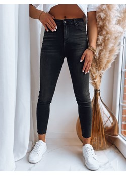 Spodnie damskie jeansowe JESSABELLE czarne Dstreet UY1527 ze sklepu DSTREET.PL w kategorii Jeansy damskie - zdjęcie 171485223