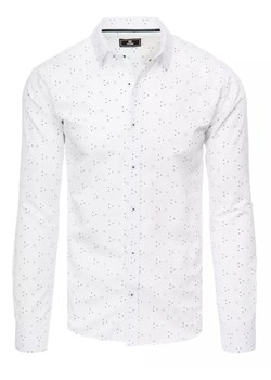 Koszula męska biała Dstreet DX2446 ze sklepu DSTREET.PL w kategorii Koszule męskie - zdjęcie 171485421