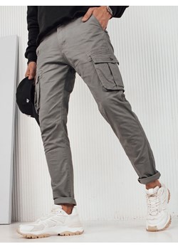 Spodnie męskie bojówki szare Dstreet UX4255 ze sklepu DSTREET.PL w kategorii Spodnie męskie - zdjęcie 171486142