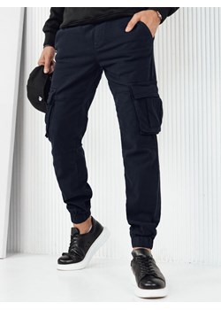 Spodnie męskie bojówki granatowe Dstreet UX4175 ze sklepu DSTREET.PL w kategorii Spodnie męskie - zdjęcie 171486244
