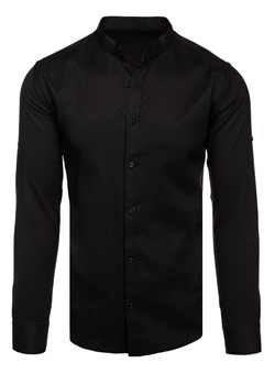 Koszula męska czarna Dstreet DX2532 ze sklepu DSTREET.PL w kategorii Koszule męskie - zdjęcie 171486541