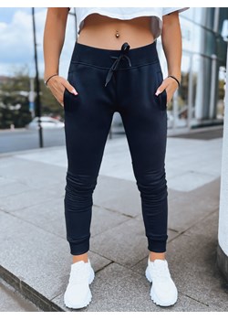 Spodnie damskie dresowe FITS granatowe UY0209 ze sklepu DSTREET.PL w kategorii Spodnie damskie - zdjęcie 171486720