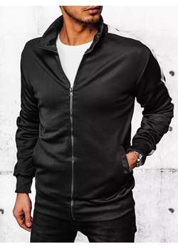 Bluza męska rozpinana czarna Dstreet BX5562 ze sklepu DSTREET.PL w kategorii Bluzy męskie - zdjęcie 171486750
