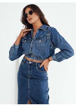 Kurtka damska jeansowa BLIRNA niebieska Dstreet TY4167 ze sklepu DSTREET.PL w kategorii Kurtki damskie - zdjęcie 171487004