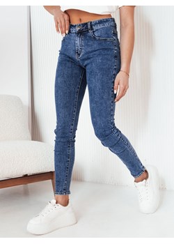 Spodnie damskie jeansowe MABRAN niebieskie Dstreet UY1973 ze sklepu DSTREET.PL w kategorii Jeansy damskie - zdjęcie 171487010