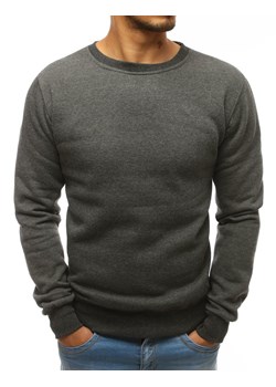 Bluza męska bez kaptura antracytowa BX2405 ze sklepu DSTREET.PL w kategorii Bluzy męskie - zdjęcie 171487020